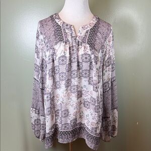 Floral Patterned Women's Top